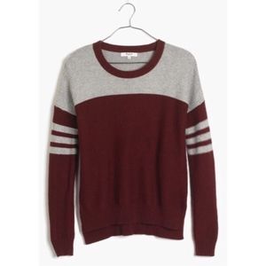Madewell Varsity Thermal Pullover Sweater